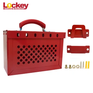 Gwoup Wouj 13 Locks Sekirite Steel Lockout Box