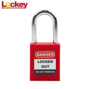 Red Danger Locked Out Padlock